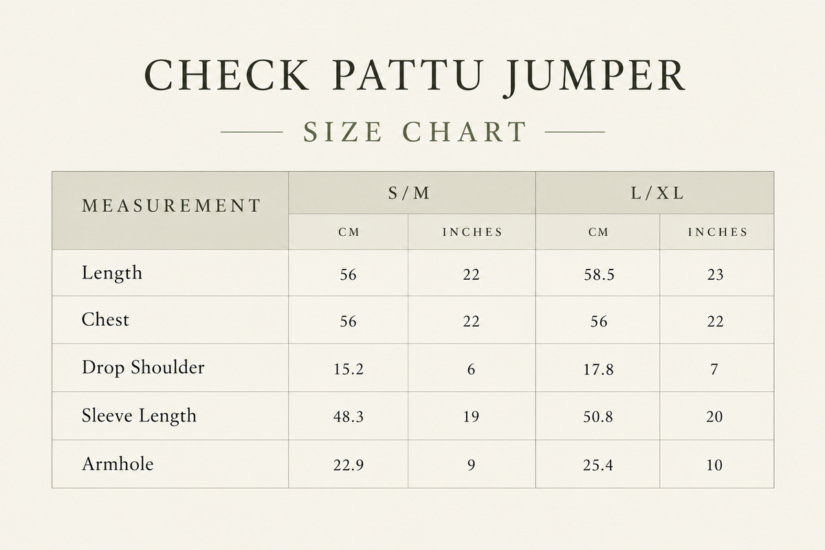 Check Pattu Jumper