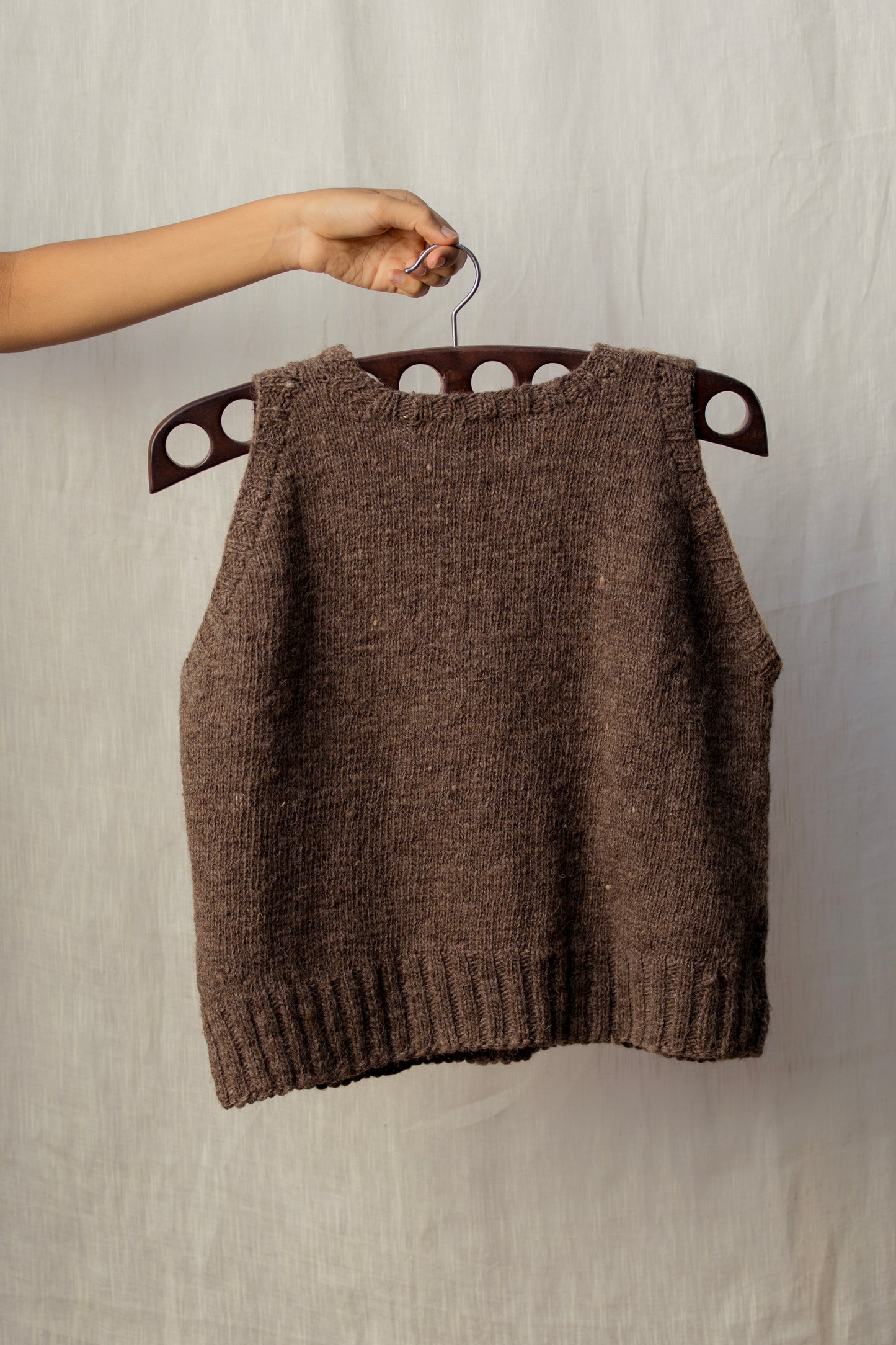 Lahuli Knit Monochrome Vest