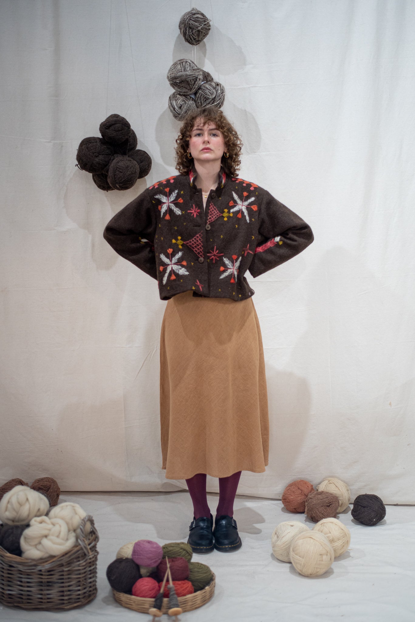 Tara Short Jacket Embroidered