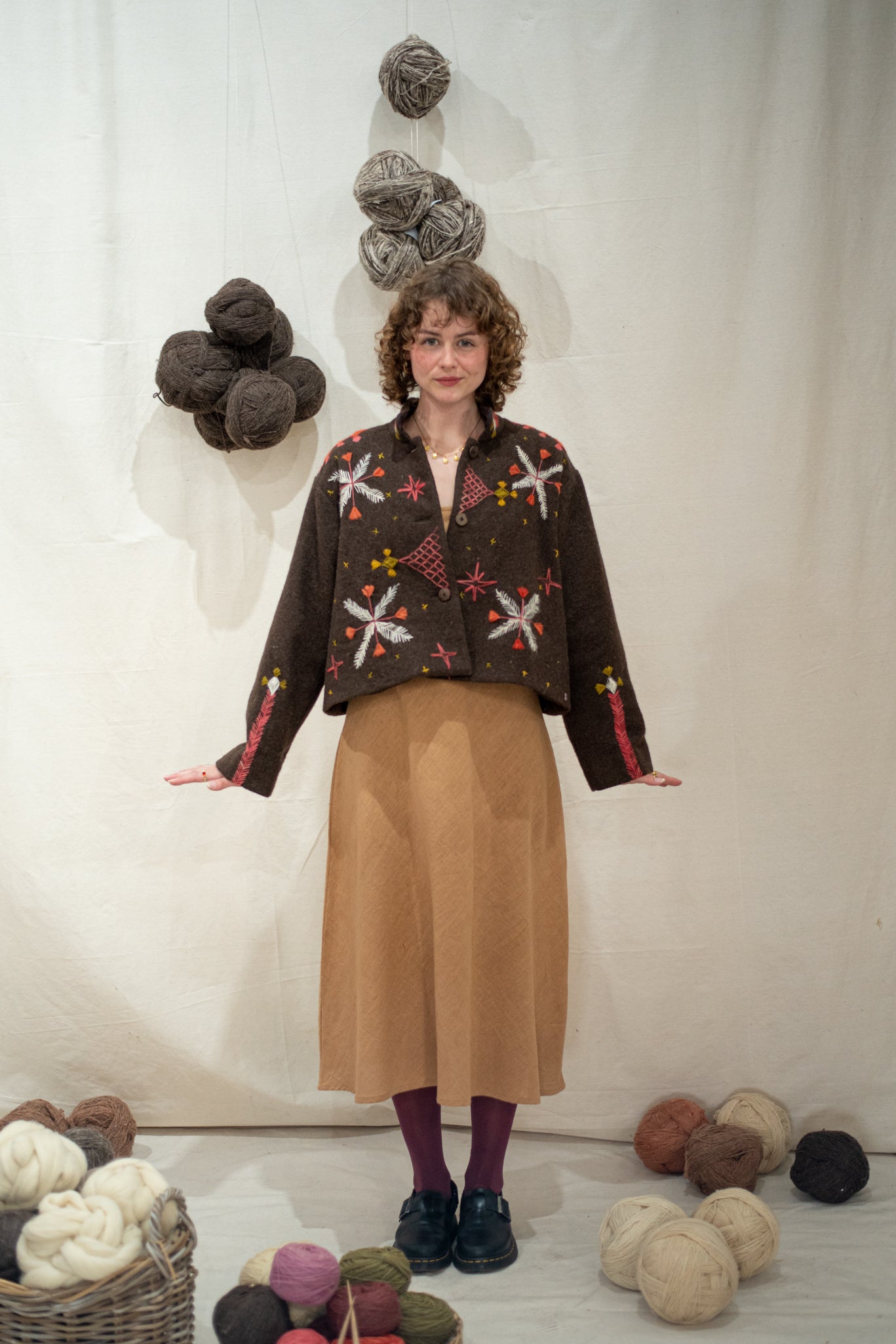 Tara Short Jacket Embroidered