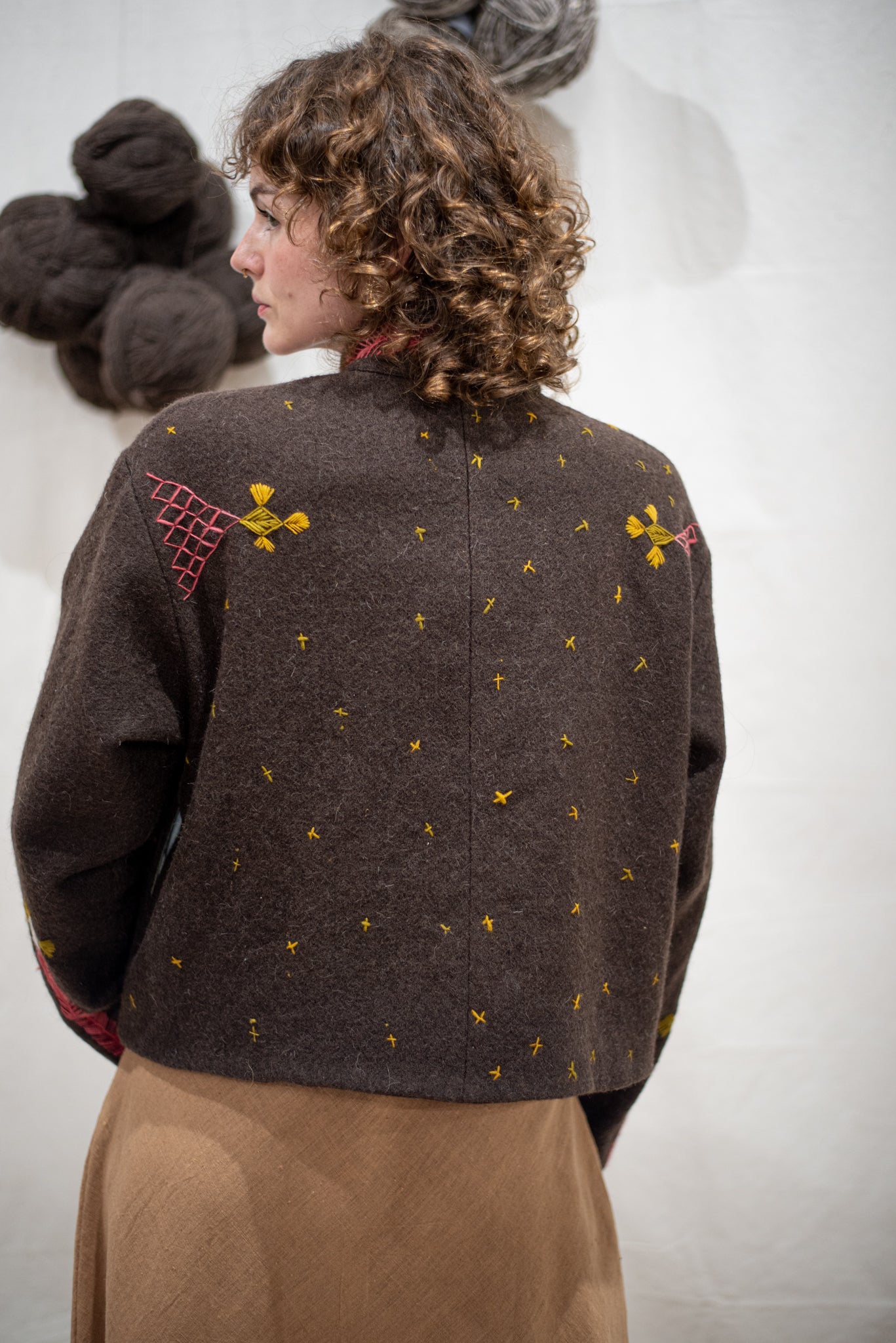 Tara Short Jacket Embroidered