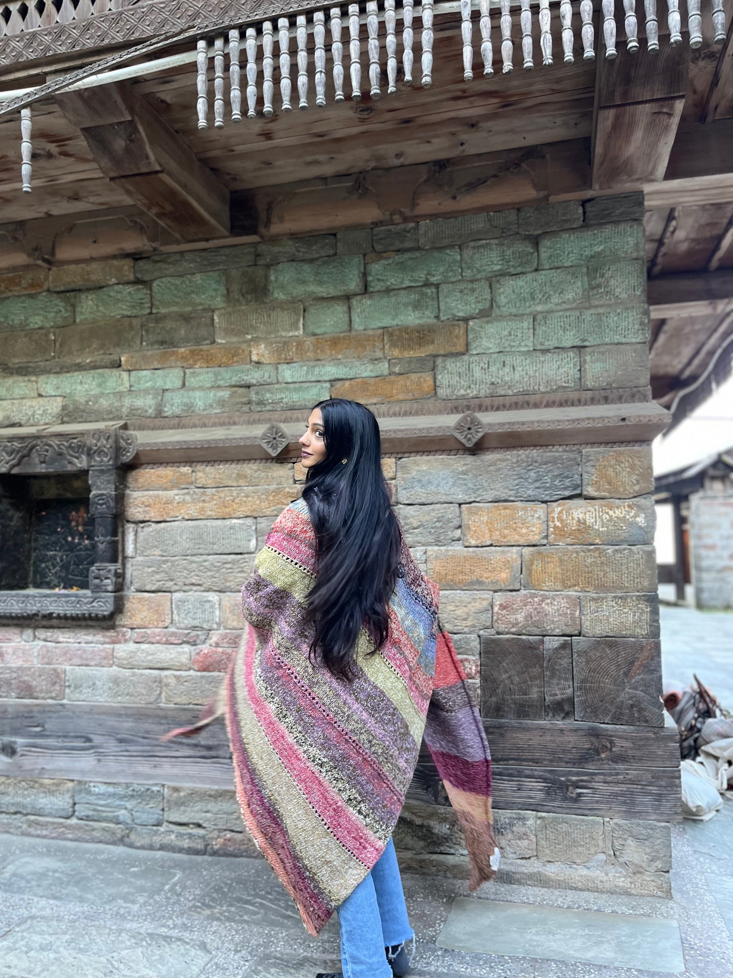 Traingle Knit Shawl
