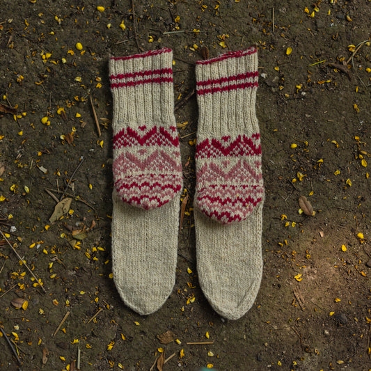 Lahauli Knit Home Socks