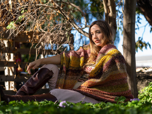 Traingle Knit Shawl