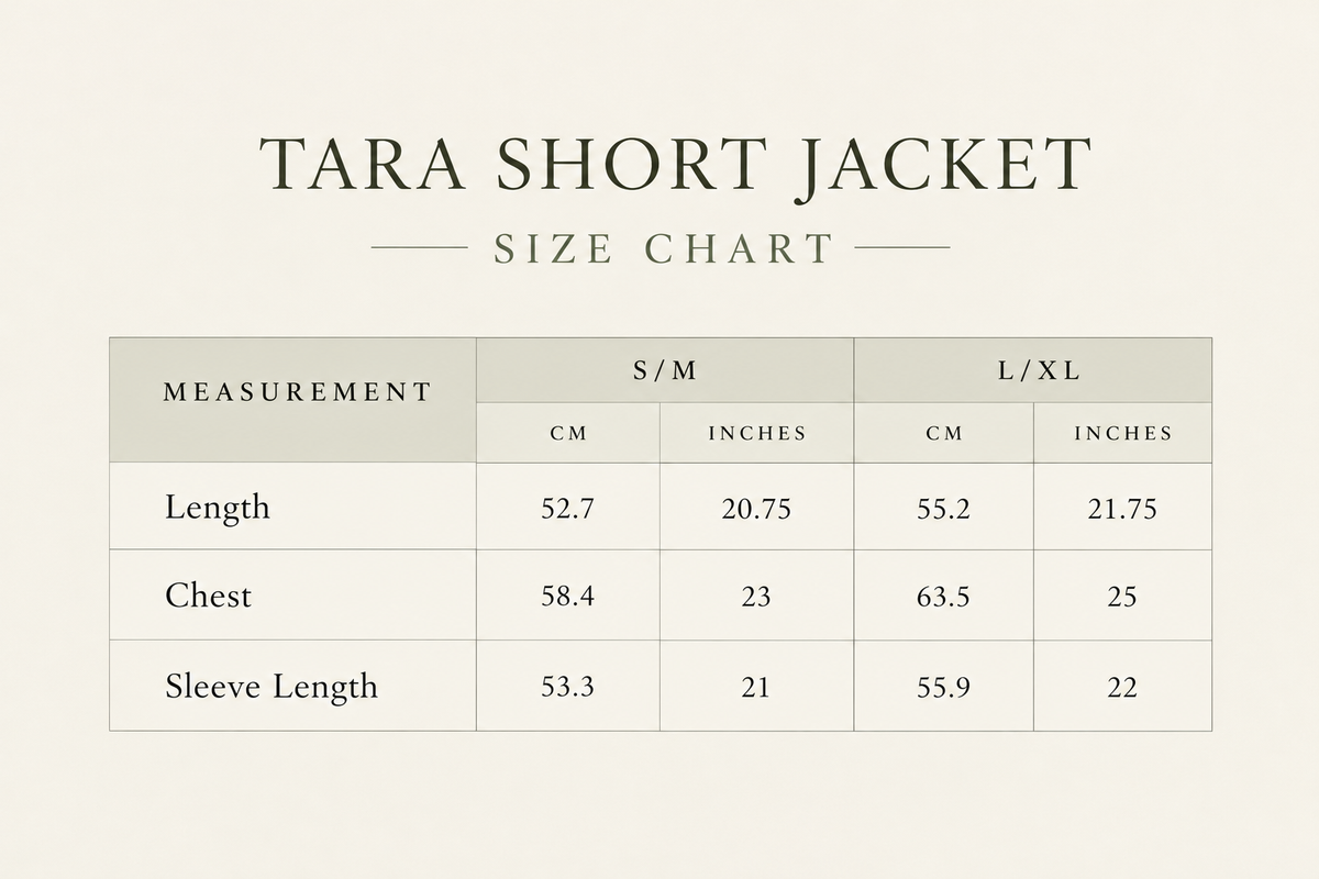 Tara Short Jacket