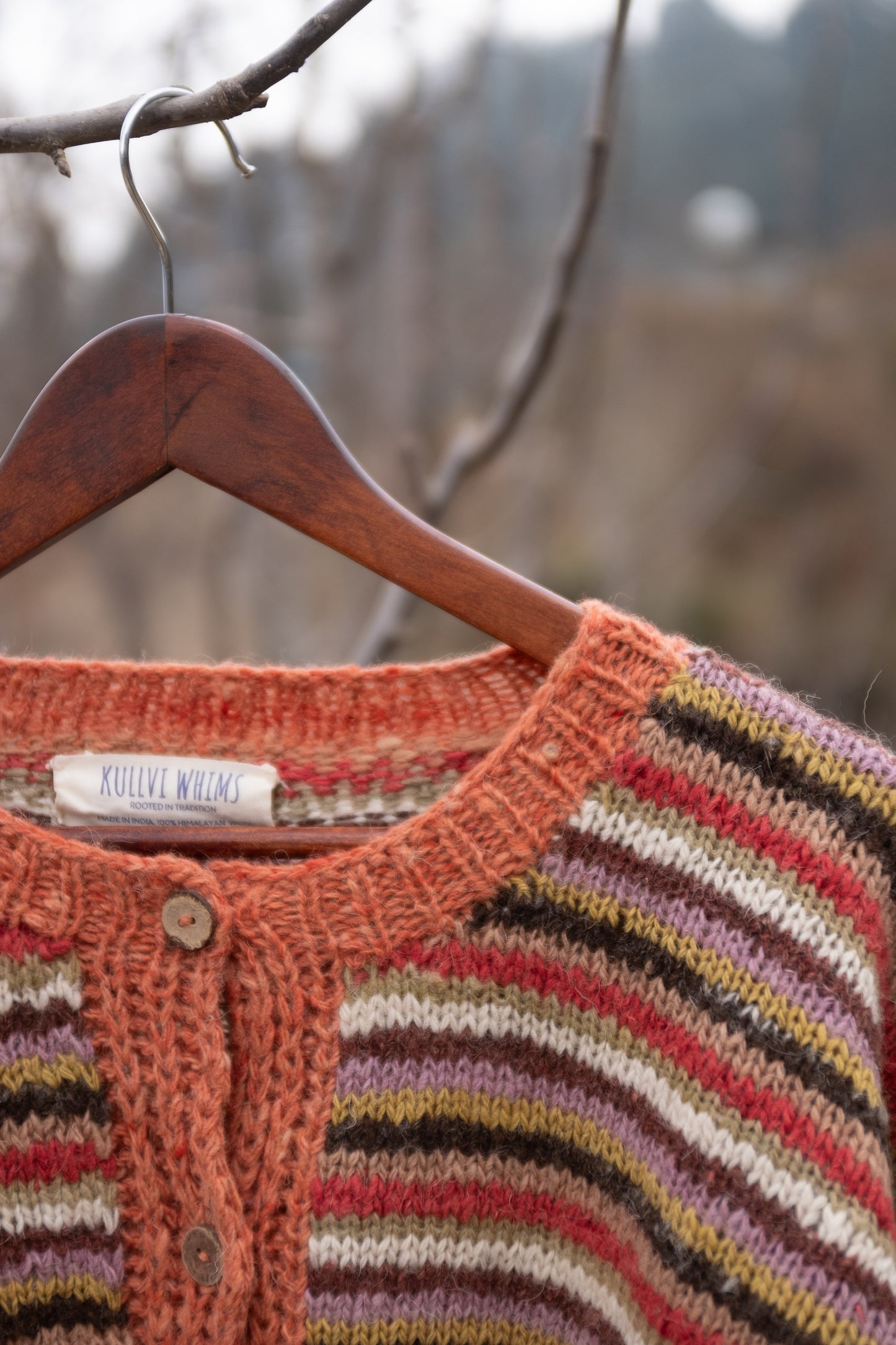 Striped Cropped Cardigan