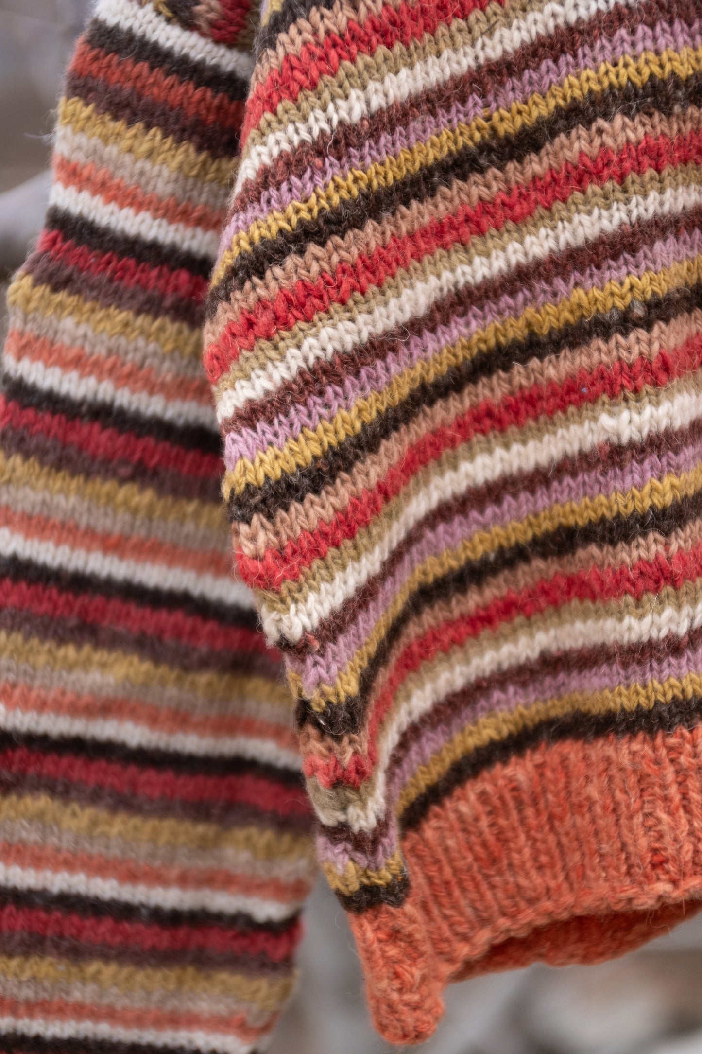 Striped Cropped Cardigan