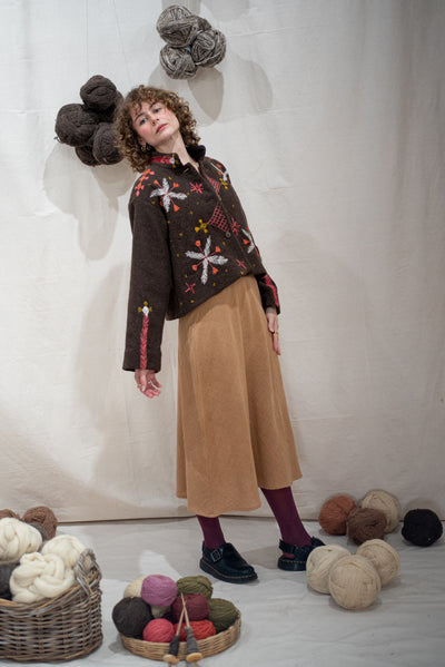 Tara Short Jacket Embroidered