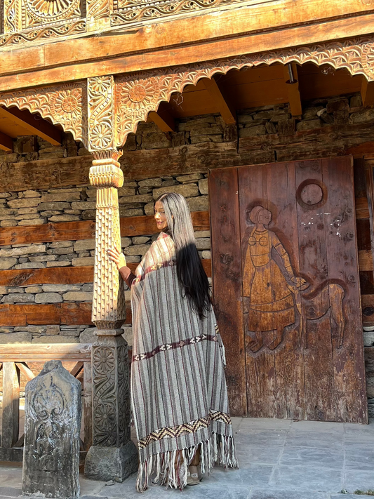 Kullu Mountain Poncho