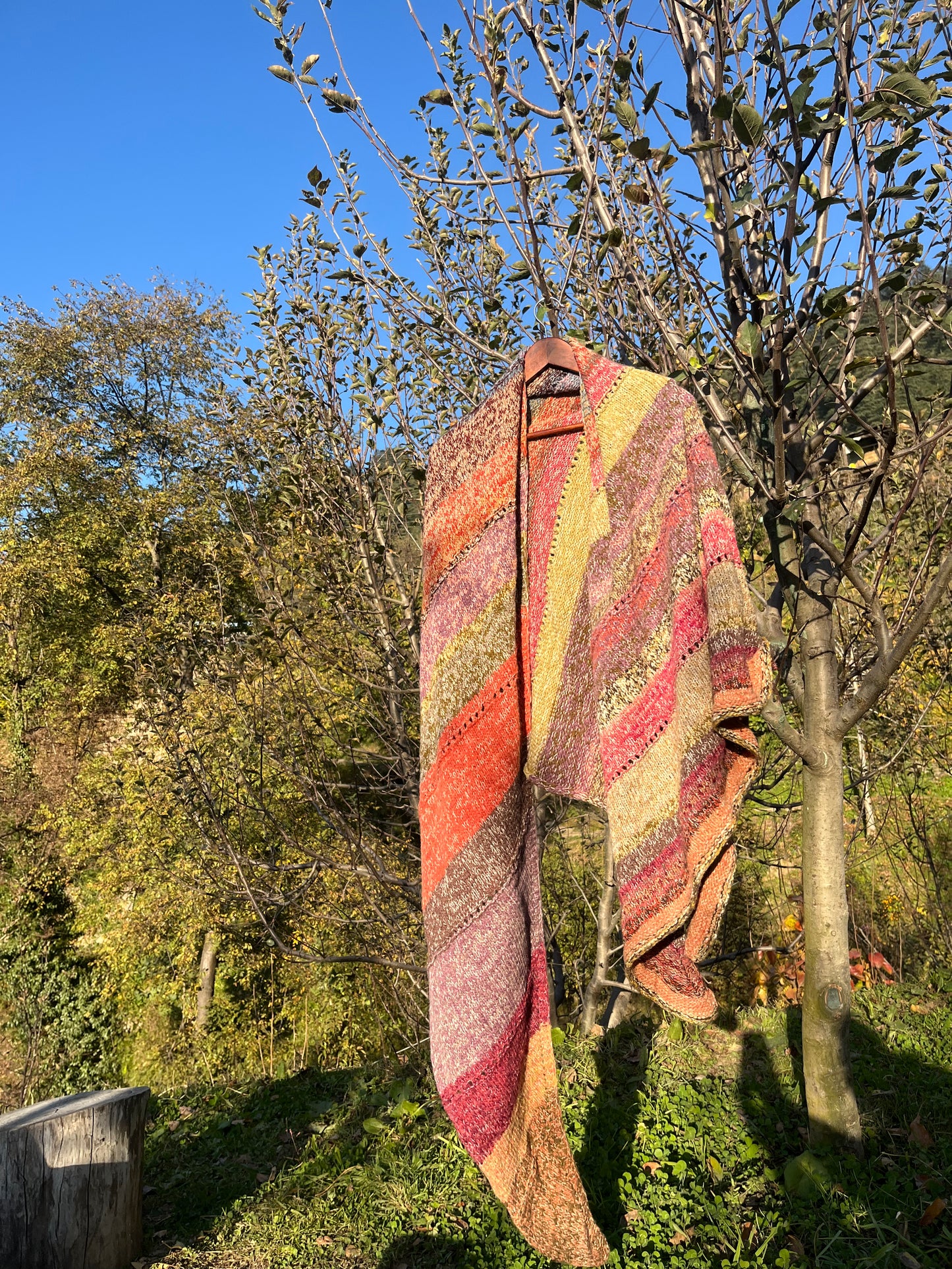 Traingle Knit Shawl